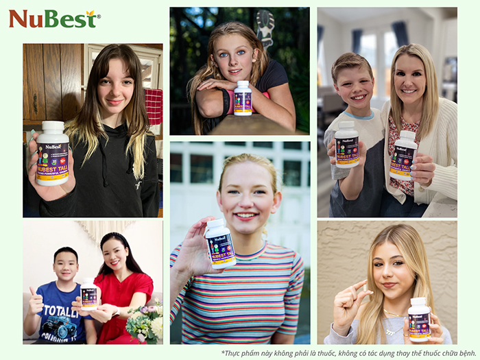 Các sản phẩm dòng NuBest Tall được tin chọn toàn cầu