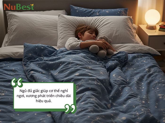 Ngủ đủ giấc giúp trẻ khỏe mạnh và tràn đầy năng lượng vào hôm sau