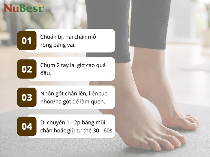 Cách tập kiễng chân cho trẻ em và thanh thiếu niên