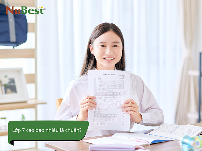 Trẻ lớp 7 đang ở giai đoạn chiều cao tăng trưởng vượt trội