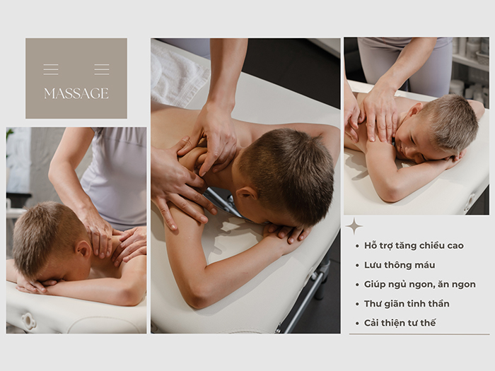 Massage đúng kỹ thuật để xương khỏe, kích thích tăng trưởng thuận lợi