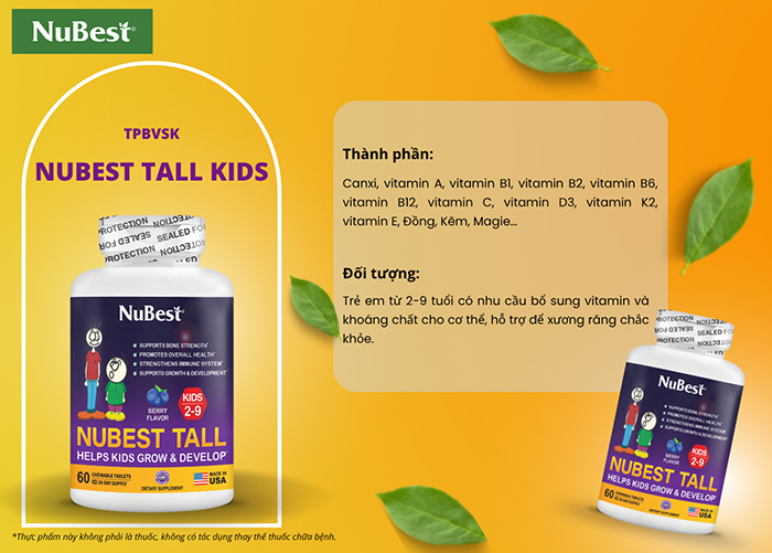 Bổ sung hơn 16 loại vi khoáng hỗ trợ kéo dài xương và tăng cường hệ miễn dịch vững vàng