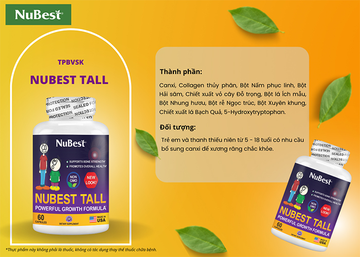 Bổ sung hơn 16 loại vi khoáng hỗ trợ kéo dài xương và tăng cường hệ miễn dịch vững vàng&nbsp;