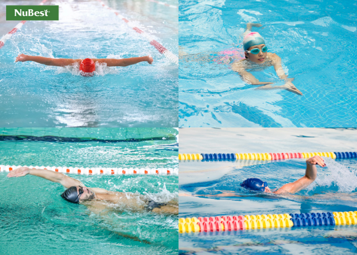 Kết hợp các kiểu bơi giúp bạn có thêm động lực và hứng thú trong việc tập luyện