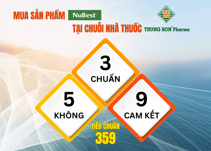 Trải nghiệm mua sắm tuyệt vời tại Nhà thuốc Trung Sơn với tiêu chuẩn 359