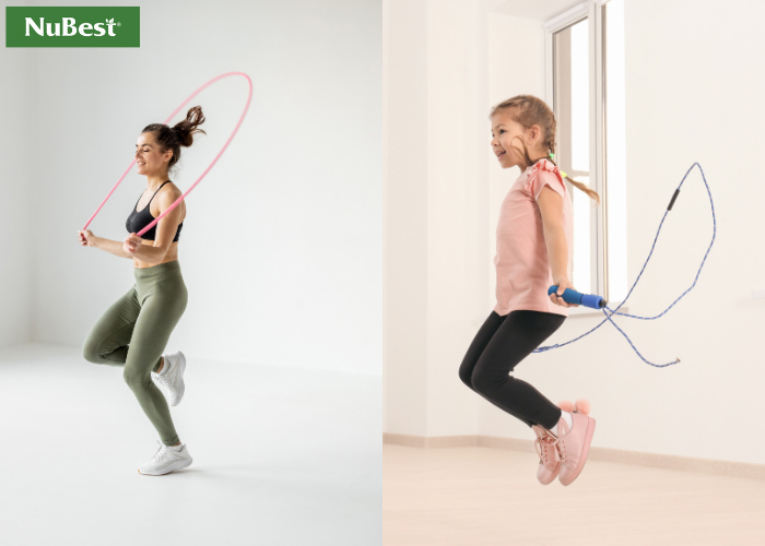 Nhảy dây với đa dạng cách nhảy giúp bạn đạt mục tiêu chinh phục sức khỏe xương khớp