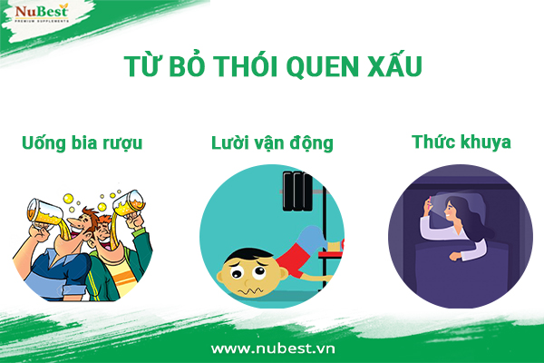 từ bỏ thói quen xấu đến tăng chiều cao