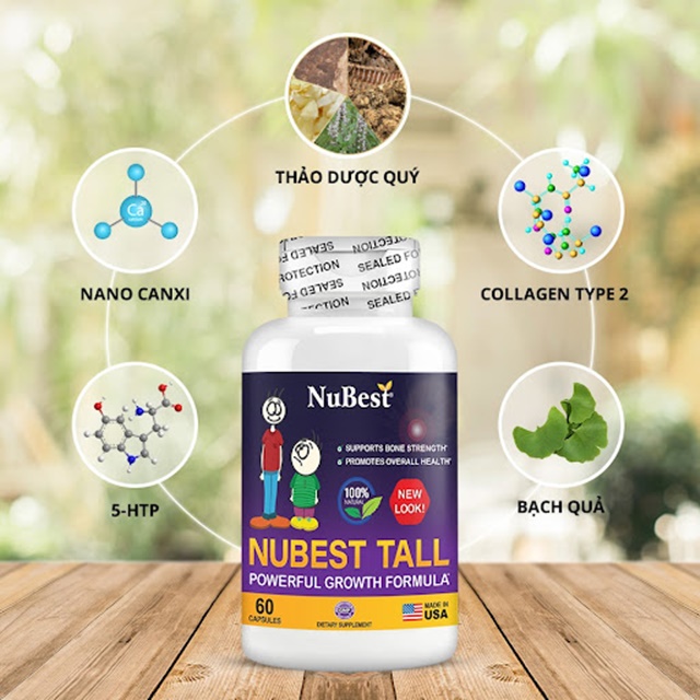 NuBest Tall - Một loại sản phẩm hỗ trợ tăng chiều cao với thành phần tuyệt vời