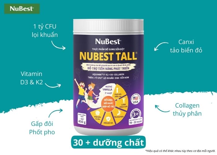 Sữa tăng chiều cao NuBest Tall