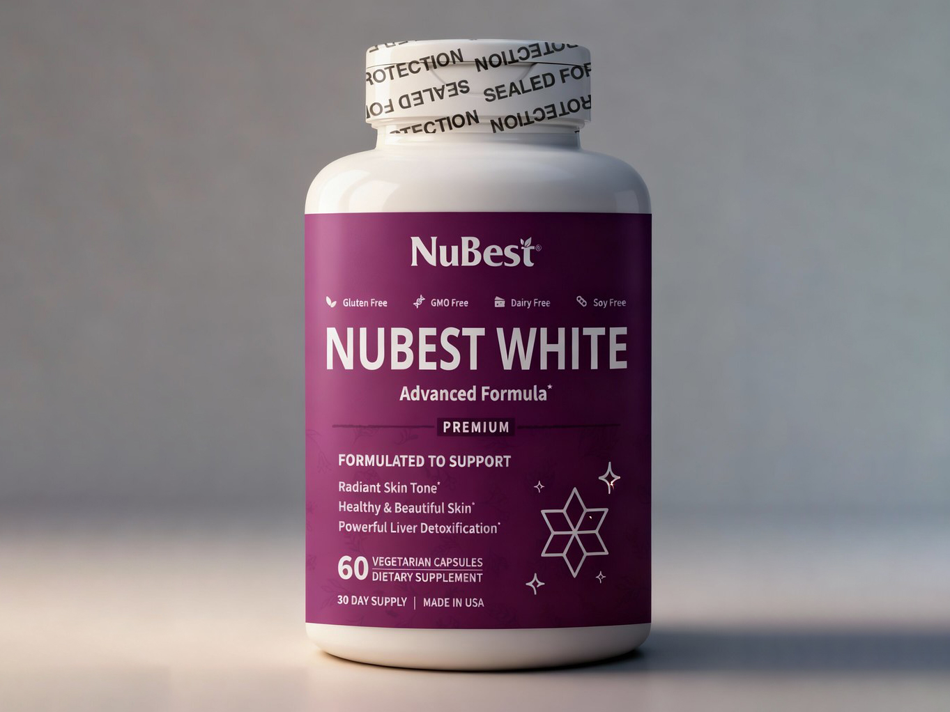 Viên uống NuBest White đến từ Hoa Kỳ.