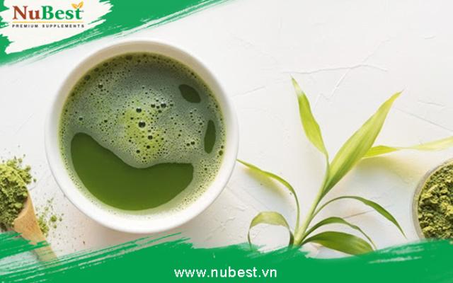 Bột trà xanh chứa nhiều dưỡng chất tự nhiên mà da cần để khỏe mạnh