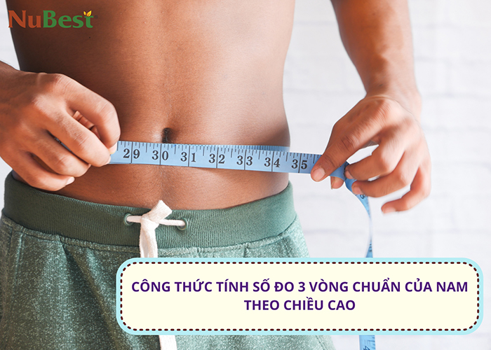 Công thức tính số đo 3 vòng cho nam