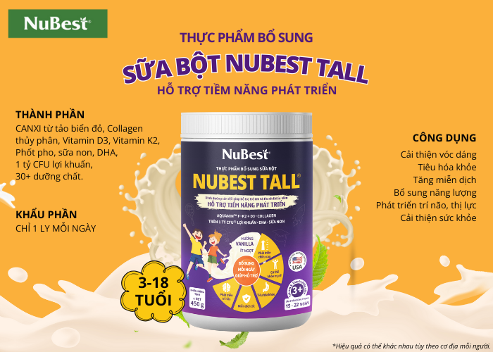 sữa bột nubest tall 6in1