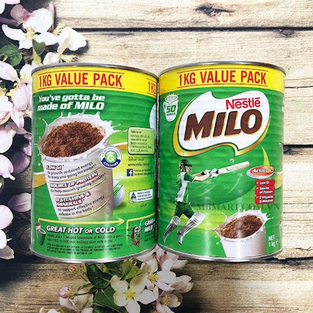Sữa Milo Úc được làm từ lúa mạch và cacao