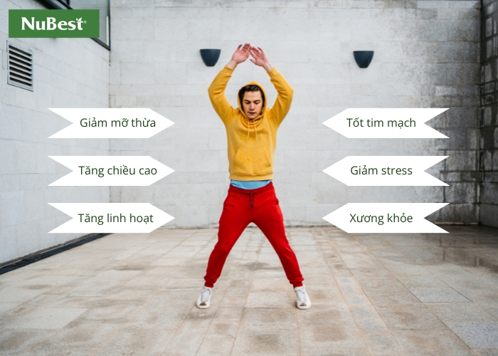 Jumping Jack hỗ trợ nhiều vấn đề sức khỏe