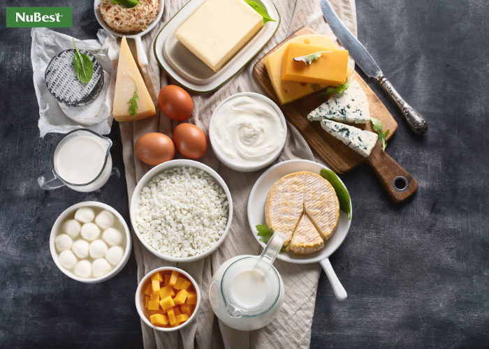 Bổ sung các loại sữa và chế phẩm có hàm lượng vừa đủ theo đúng thể trạng và nhu cầu&nbsp;