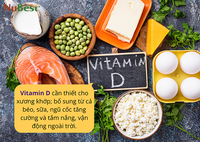 ​​​​​​​Vitamin D là dưỡng chất quan trọng với sự phát triển chắc khỏe của xương