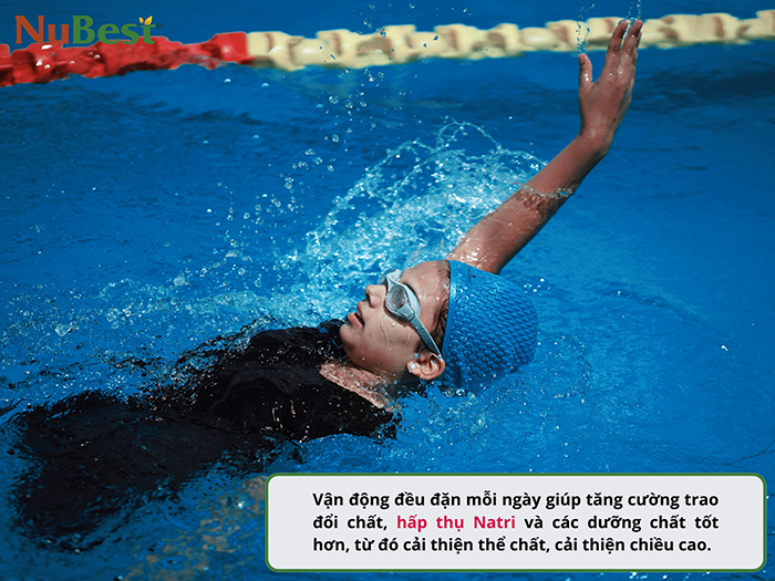 Thường xuyên vận động thể thao rất có lợi cho việc hấp thụ Natri