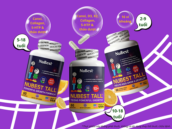 Tuỳ độ tuổi và nhu cầu của cơ thể, phụ huynh có thể lựa chọn những sản phẩm bổ sung phù hợp