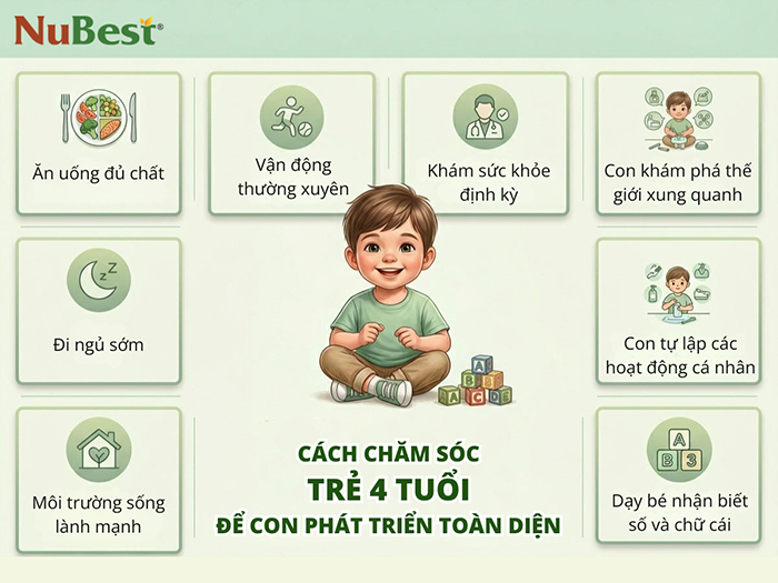 Trẻ 4 tuổi nên được giáo dục theo hướng dẫn này.