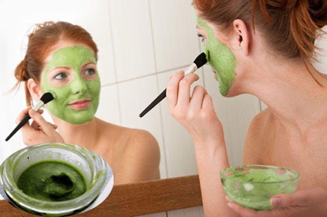 Đắp mặt nạ bột trà xanh nguyên chất được nhiều người lựa chọn để trị mụn