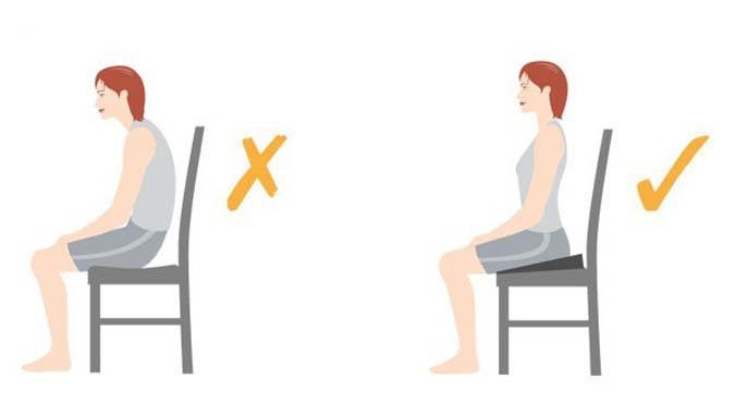 tư thế ngồi đúng để tăng chiều cao