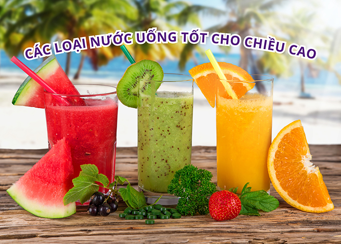 Danh sách các loại nước uống tốt cho chiều cao và sức khỏe