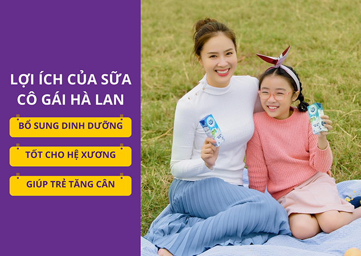 Những công dụng của sữa Cô Gái Hà Lan với sức khỏe