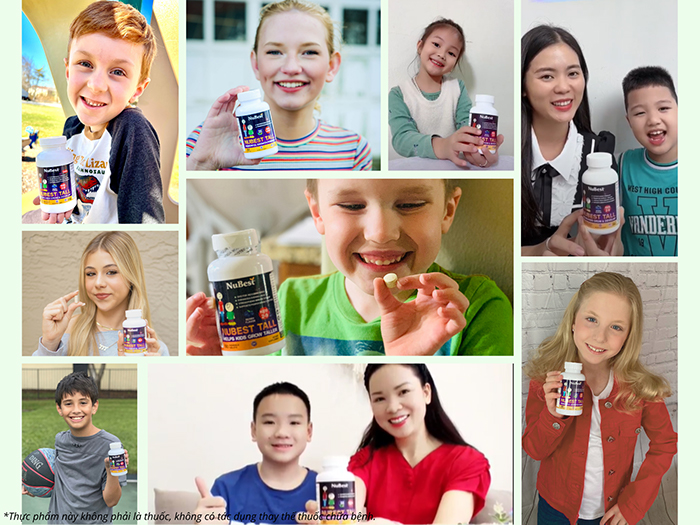 TPBVSK dòng NuBest Tall được nhiều trẻ em và thanh thiếu niên toàn cầu tin dùng