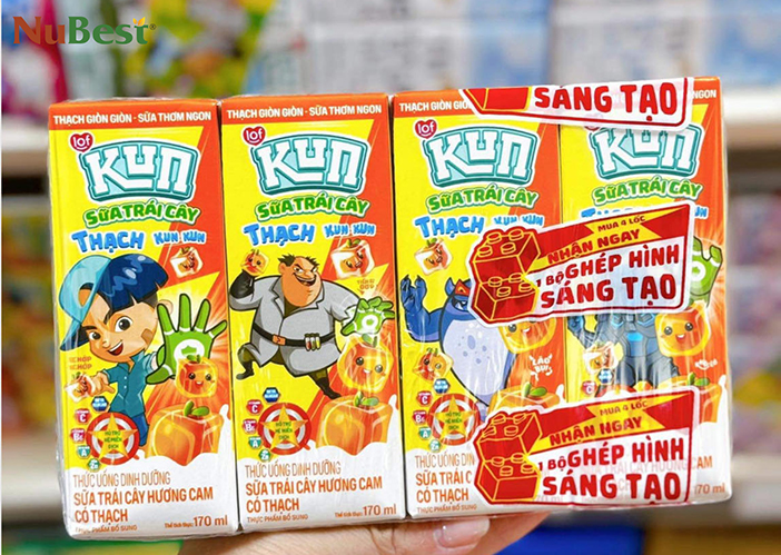 Sữa Kun có giá trị dinh dưỡng cao và tốt cho sức khỏe