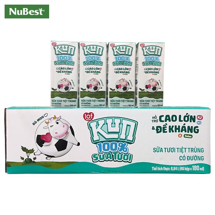 Sữa Kun nguyên chất làm từ sữa bò tươi 100%