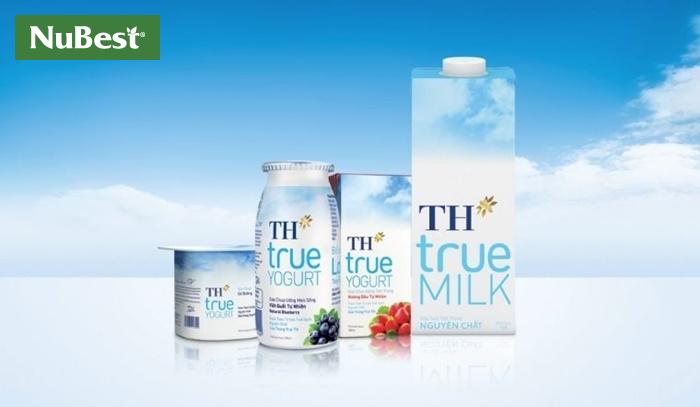 Sử dụng ngay sau khi mở nắp các sản phẩm sữa TH True Milk