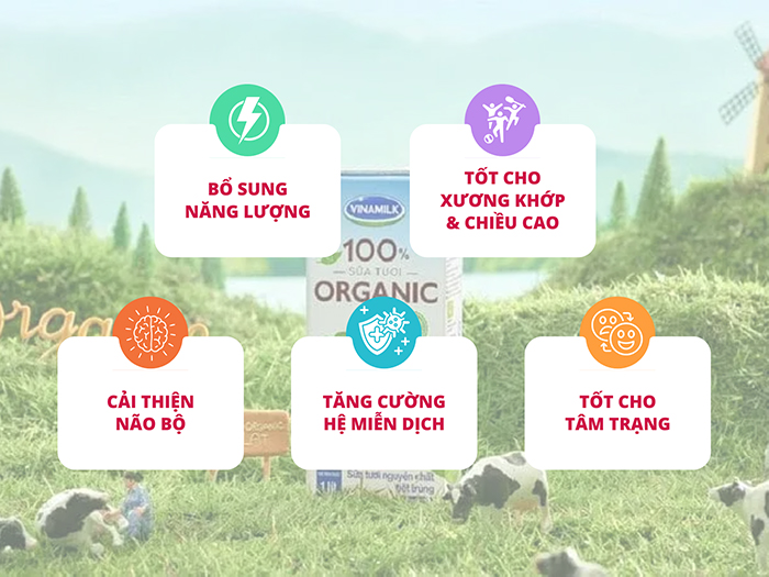 Sữa Vinamilk có thể góp phần nâng cao sức khỏe