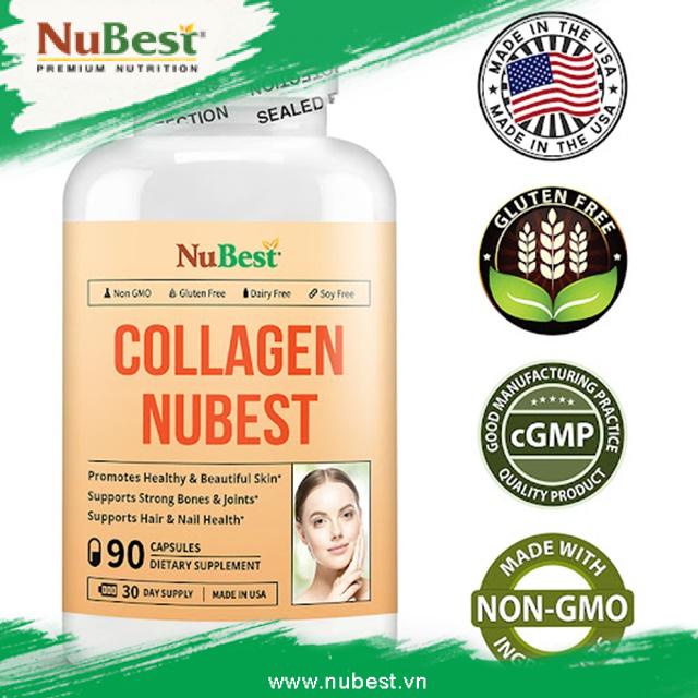 Viên uống chống lão hóa da Collagen NuBest